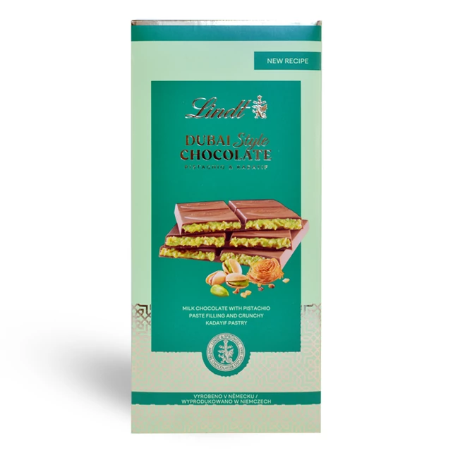 Lindt Dubai stílusú csokoládé 145g - bulkshop.hu