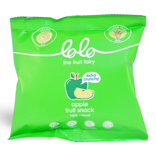 Lolo szárított alma snack 25g - bulkshop.hu