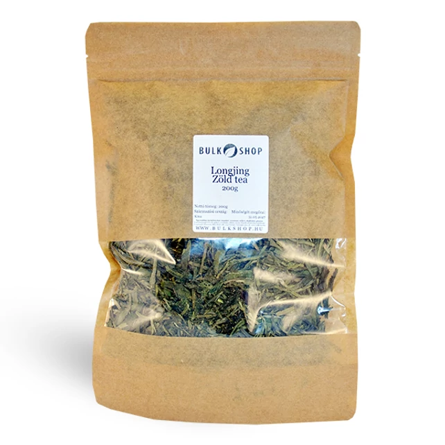 Bulkshop zöld tea 200g Dragon Well (Longjing) - bulkshop.hu