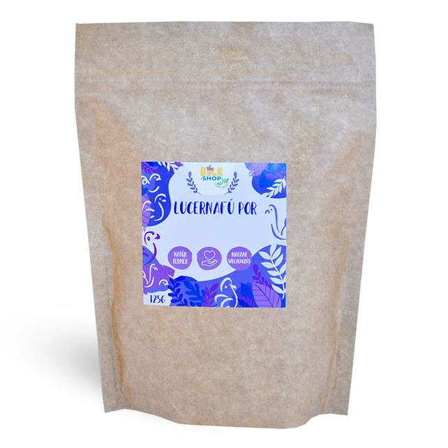 Bulkshop lucernafű por 125g - bulkshop.hu