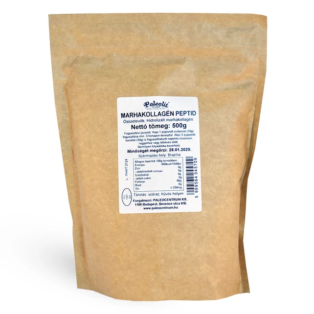 Paleolit Marhakollagén peptidek 500g - bulkshop.hu