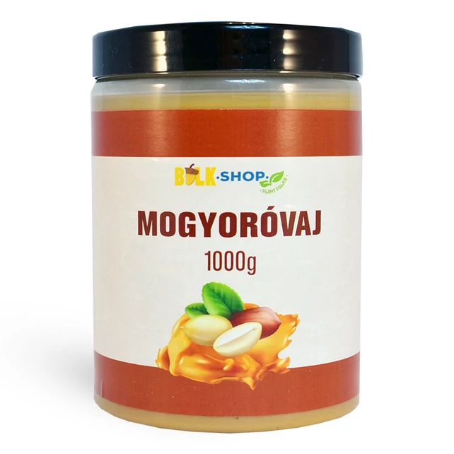 Bulkshop mogyoróvaj, selymes 1kg - bulkshop.hu