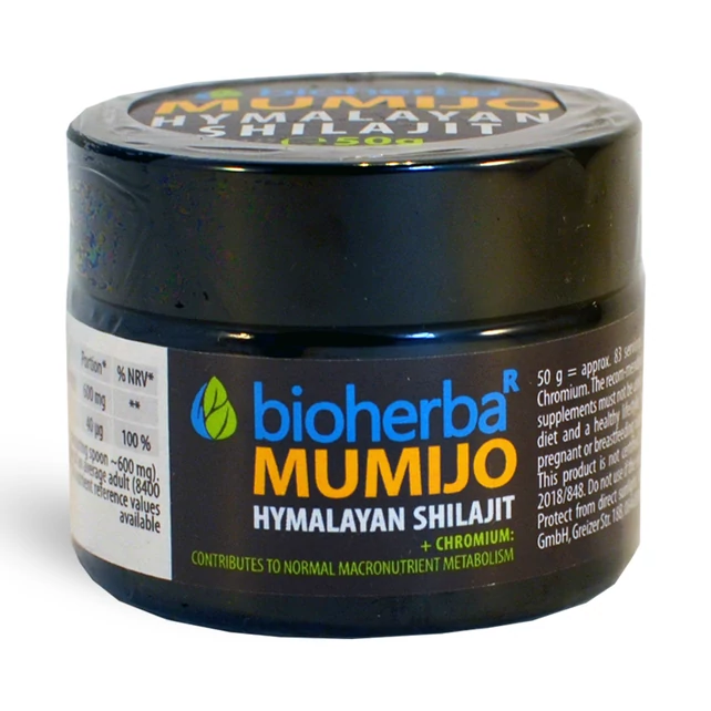 Bioherba Shilajit (múmijó) gyanta 50g - bulkshop.hu