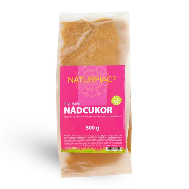 Nádcukor finomítatlan 500g Naturpiac - Bulkshop
