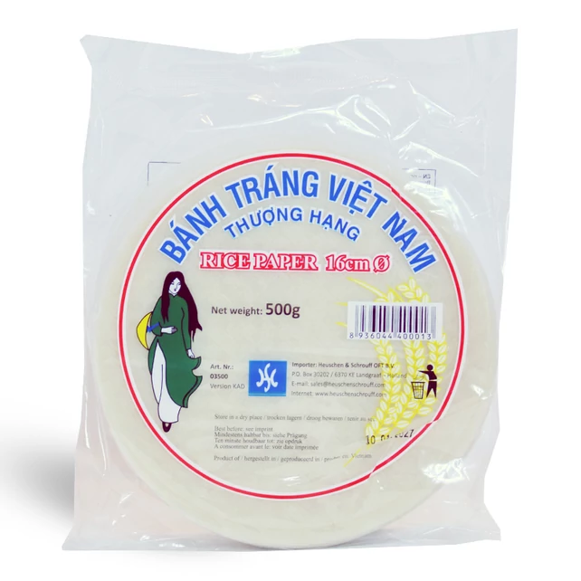 Bánh Táng rizspapír 16cm kerek 500g - bulkshop.hu