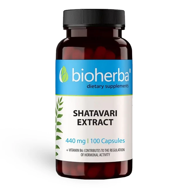 Bioherba Shatavari kivonat kapszula 100db, 440mg - bulkshop.hu