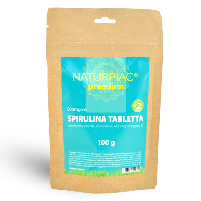 Spirulina tabletta 100g - bulkshop