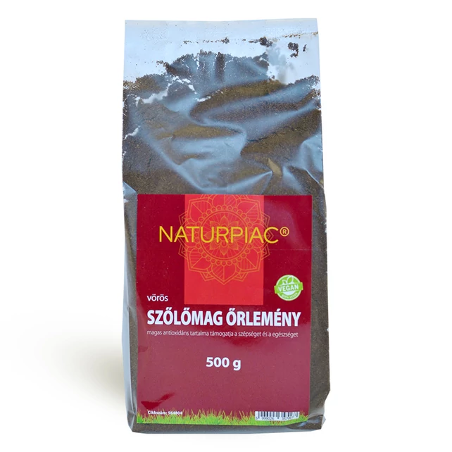 NaturPiac Vörös szőlőmag őrlemény 500g