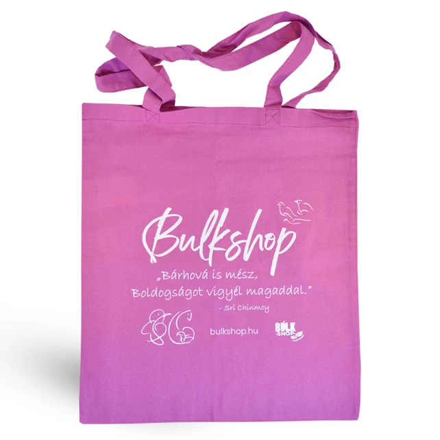 Vászontáska, nyomott, 42x36cm, orchidea lila - bulkshop.hu