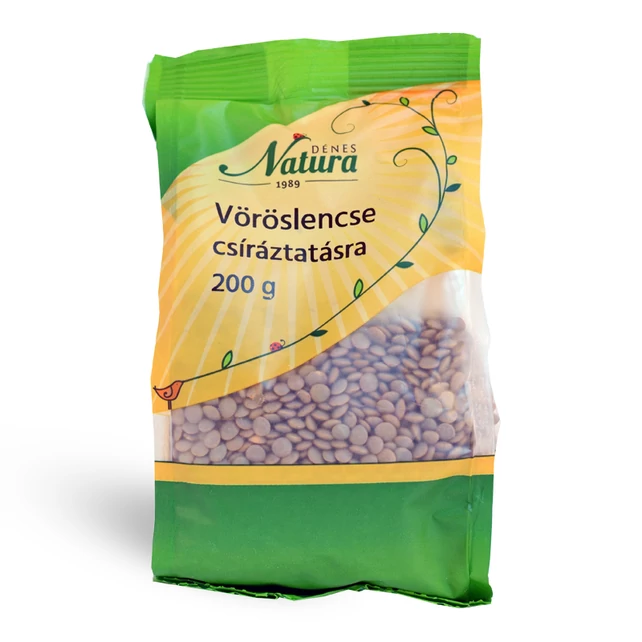 Dénes Natura vöröslencse csíráztatásra 200g - bulkshop.hu