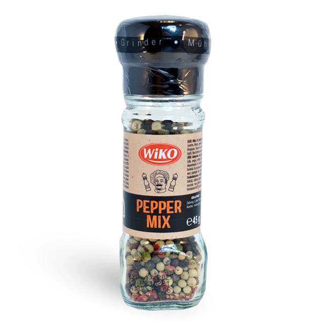 Wiko egész színesbors malom 45g - bulkshop.hu