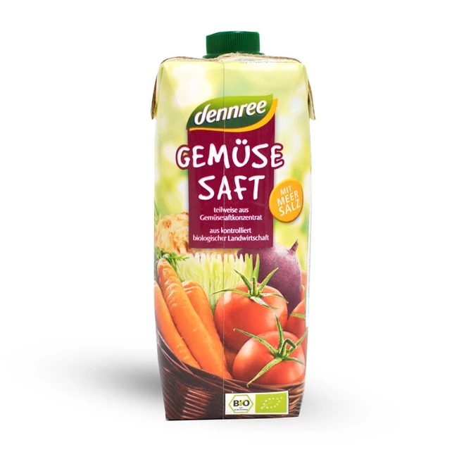 Bio vegyes zöldséglé 500ml, Dennree - bulkshop