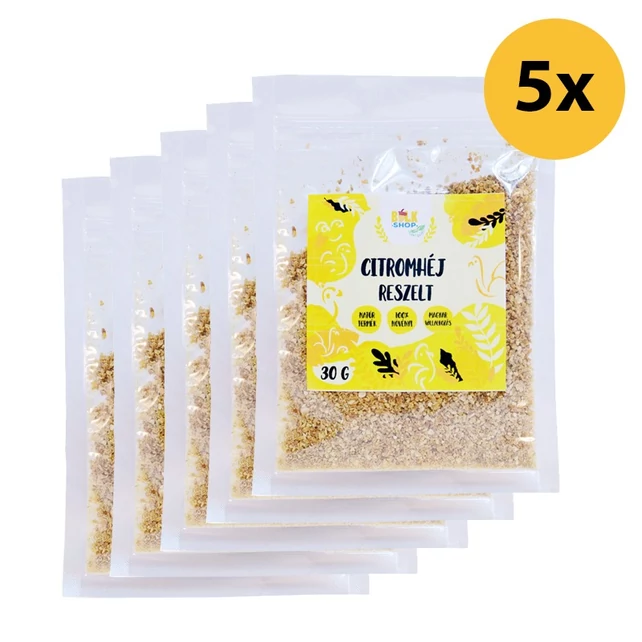 Bulkshop reszelt citromhéj 150g