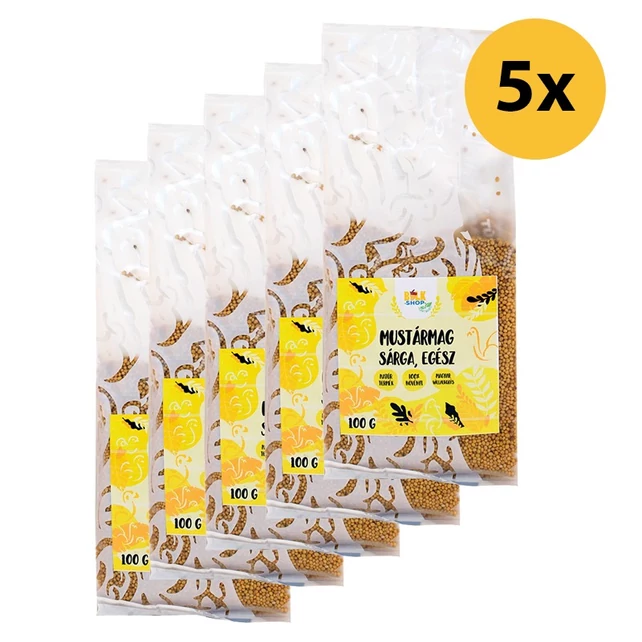 Bulkshop sárgamustár egész 500g