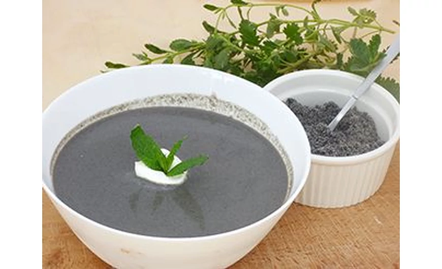 Fekete szezámleves és fekete szezámsó recept