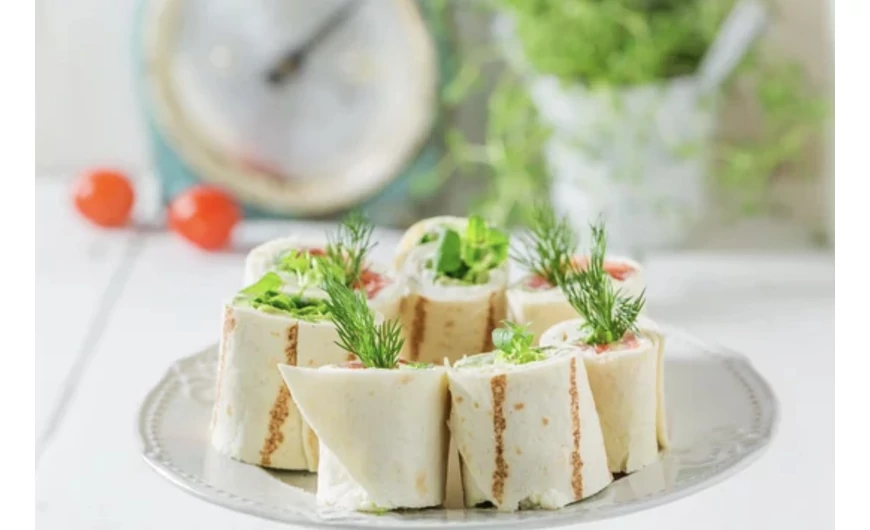 Tortilla tekercs recept
