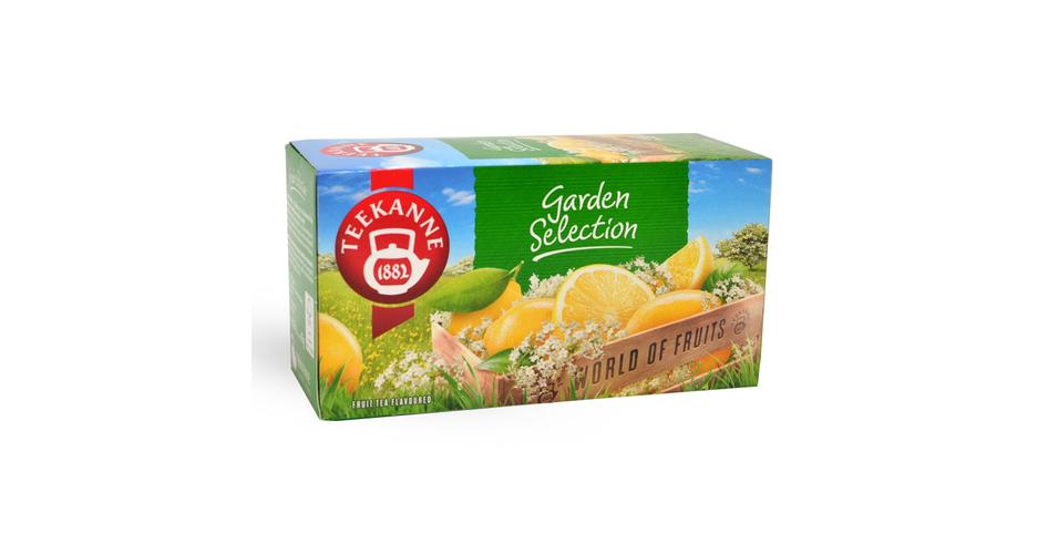 Teekanne gyümölcstea garden selection I Bodzavirágcitrom tea filteres