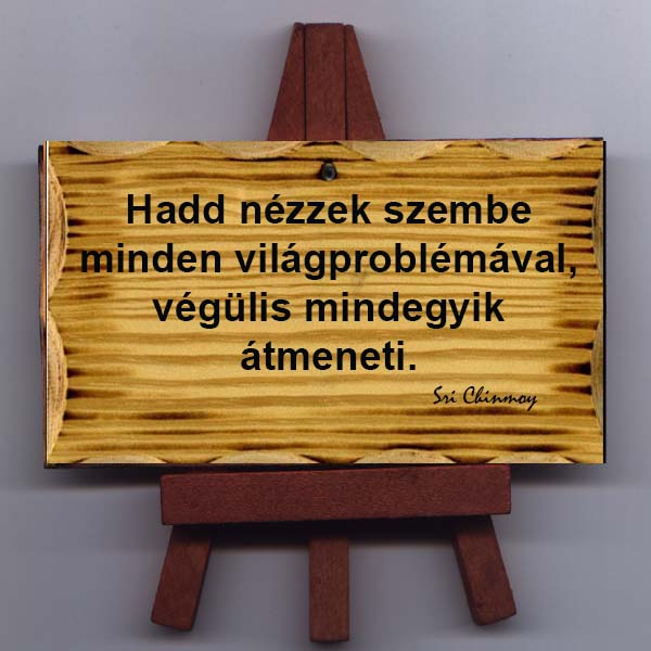 Béke tábla - Hadd nézzek szembe