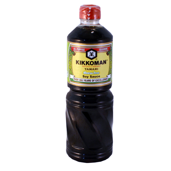 Kikkoman tamari szósz 1 liter (gluténmentes szójaszósz)