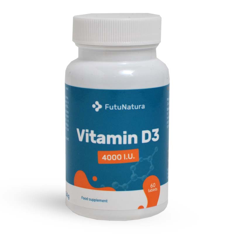 Futunatura D3-vitamin, 4000 NE, 60 tabletta