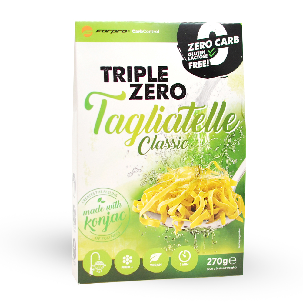Forpro zero kalóriás tészta - tagliatelle cukor/zsír/laktóz/glutén/szójamentes 270g