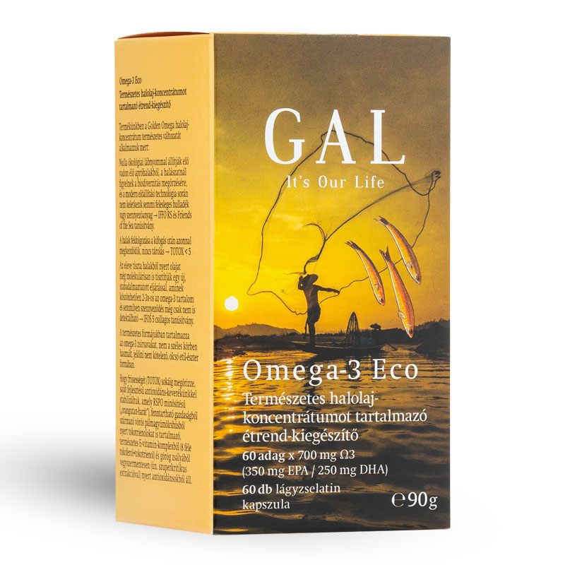 GAL Omega3 Eco kapszula I Kiváló hasznosulás, magas hatóanyagtartalom