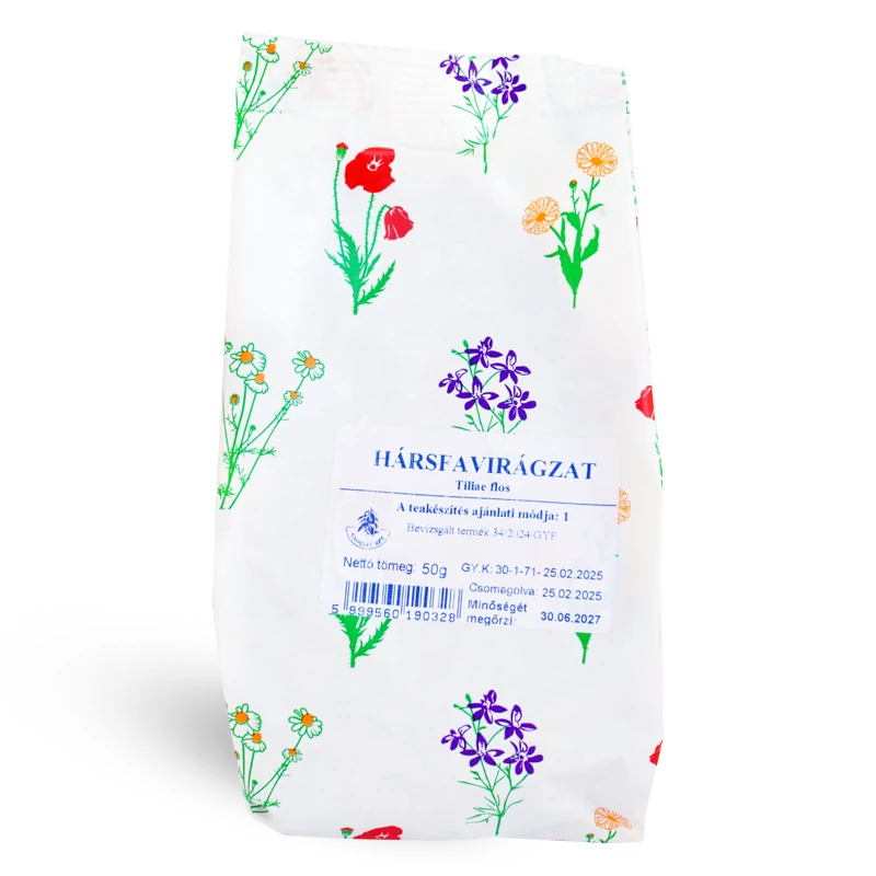 Gyógyfű hársfavirágzat szálas tea 50g