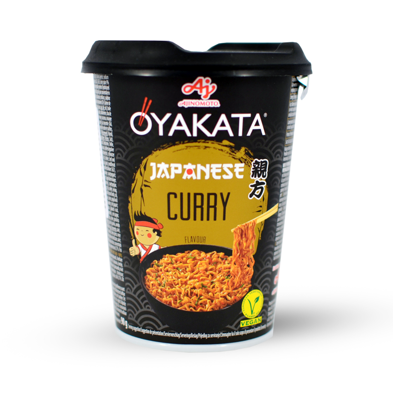 Japán instant tészta, curry ízesítésű 90g OYAKATA