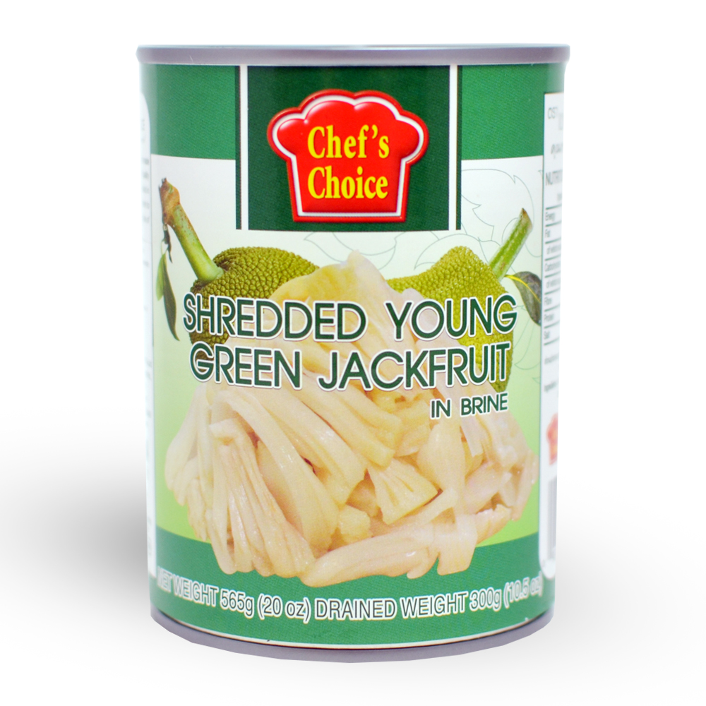 Jackfruit konzerv 565g (zöld, apróra vágott)