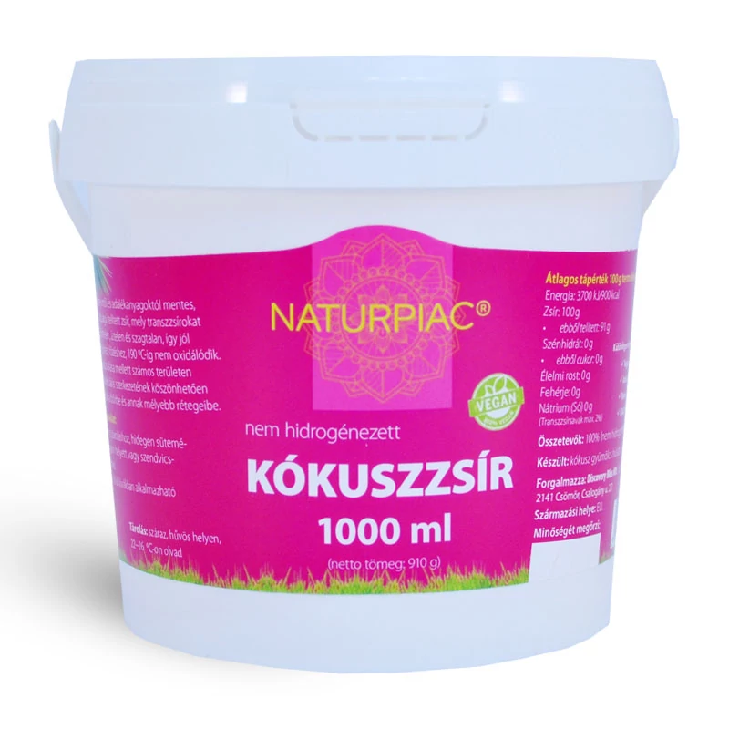 NaturPiac kókuszolaj nem hidrogénezett 1000ml 