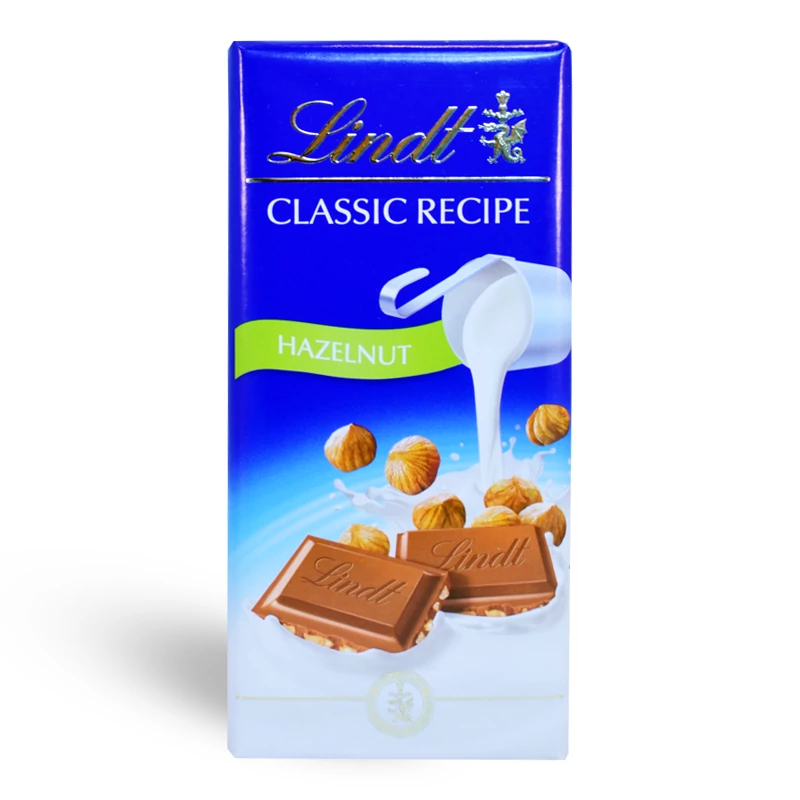 Lindt Classic Milk Hazelnut mogyorós tejcsokoládé 100g