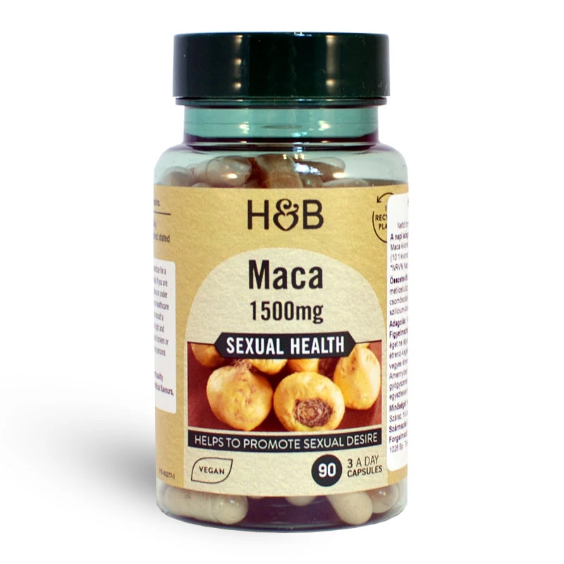 H&B maca kapszula 1500 mg 90db