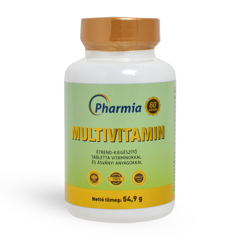 Pharmia Multivitamin tabletta, 60db