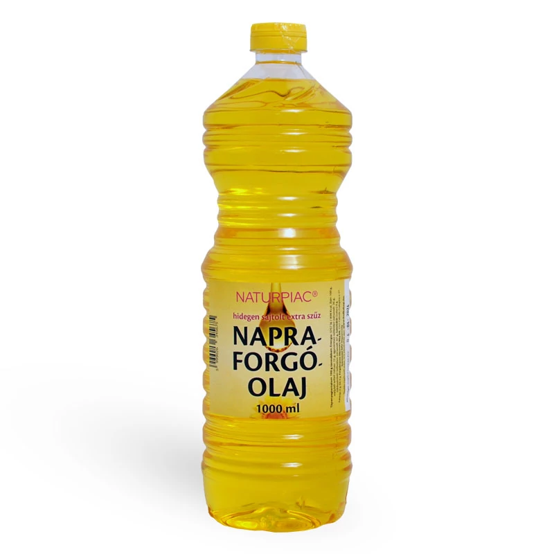 NaturPiac Napraforgó olaj 1 liter HIDEGEN SAJTOLT