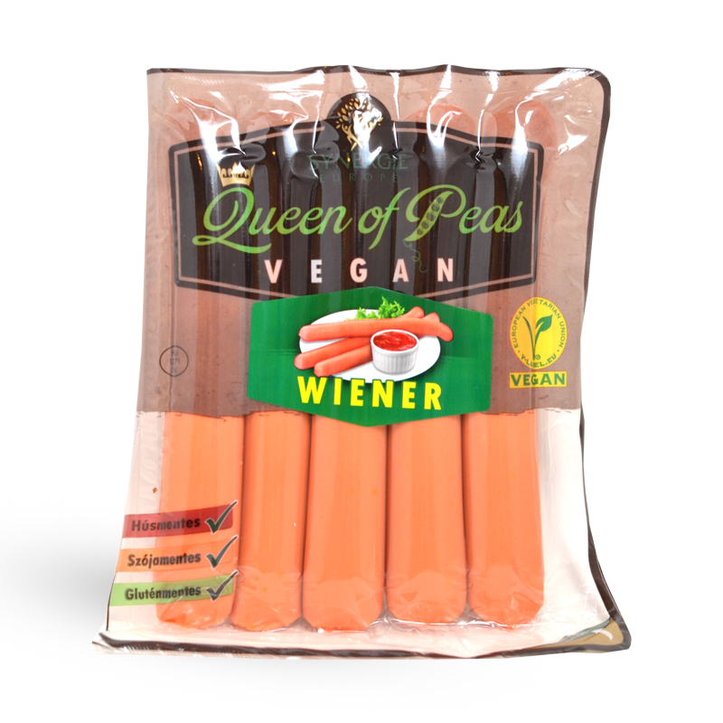 Queen of Peas wiener vegán virsli 240g, 5db