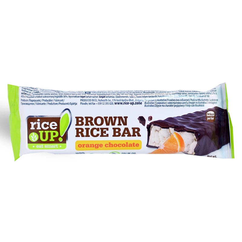 Rice Up szelet narancsos étcsokoládé 18g