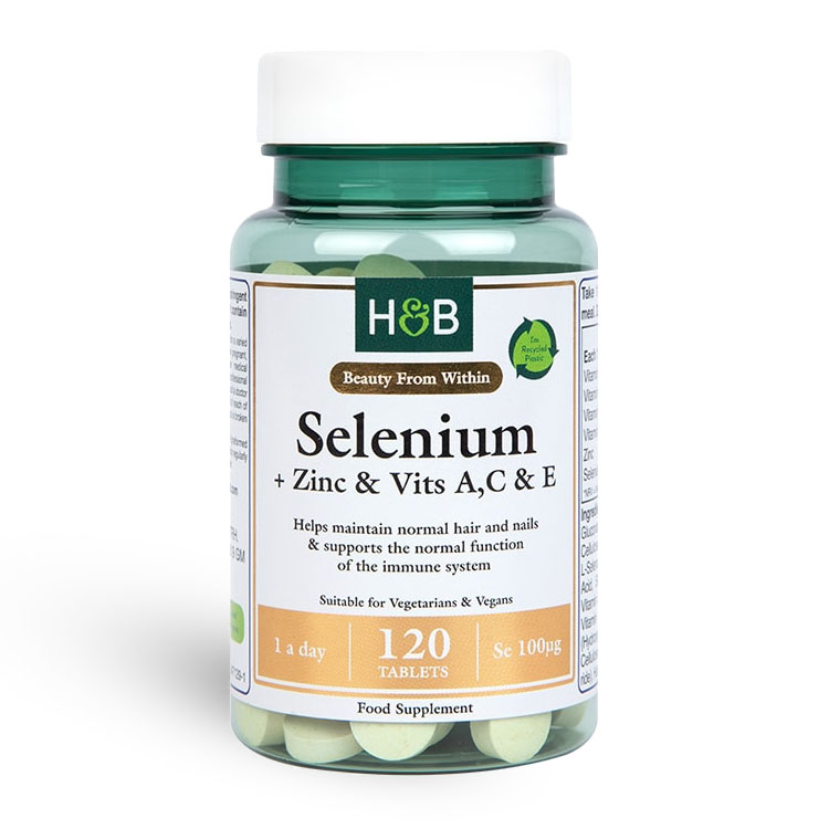 H&B Szelén +Cink +Vitaminok tabletta 120db