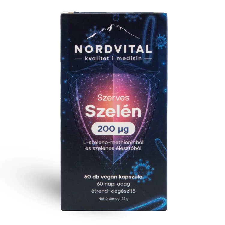 Nordvital Szerves Szelén 60db vegán kapszula