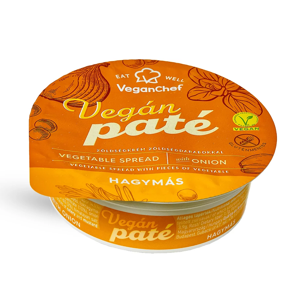 VeganChef vegán paté hagymás 110g