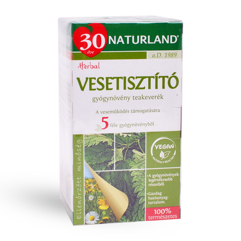 Naturland vesetisztító tea filteres 20db