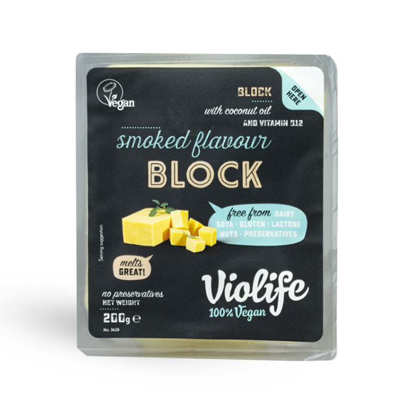 Violife füstölt ízesítésű növényi tömb 200g