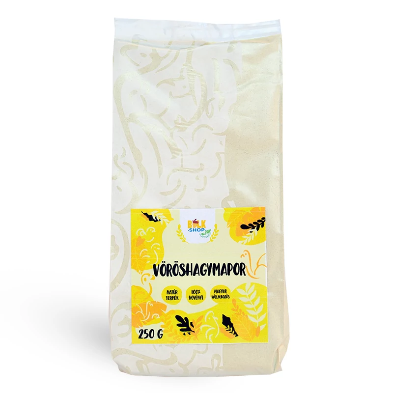 Bulkshop vöröshagyma por 250g